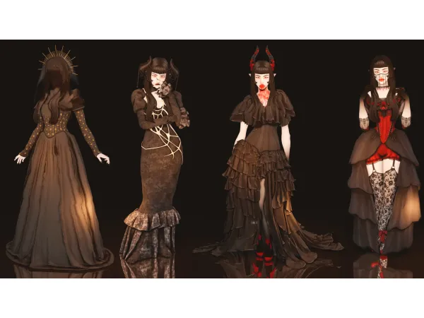 NIGHTu2019S BRIDE RIAH NOCTURNEu2019S LOOKBOOK by luckymikaela