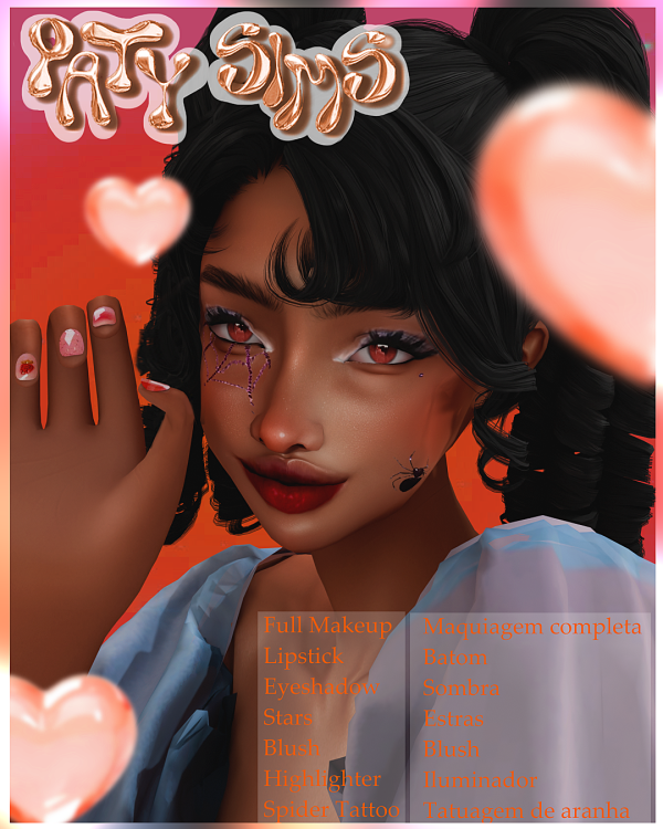 Mix Maquiagem dia das bruxas by patysims - The Sims 4 Custom Content