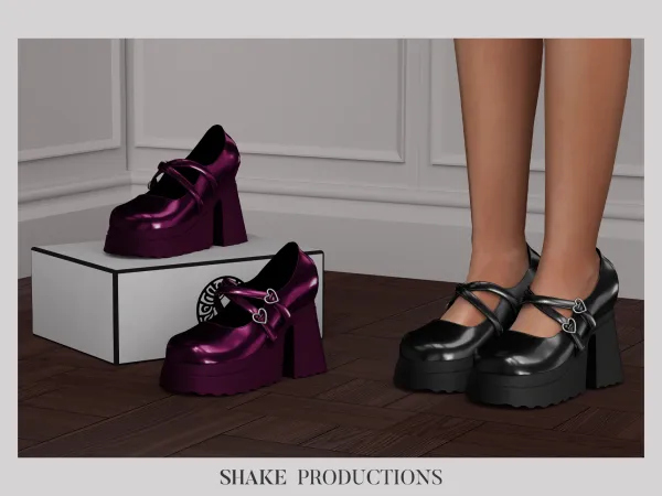 Alpha Blair Shoes V2 by shakeproductions - The Sims 4 Custom Content