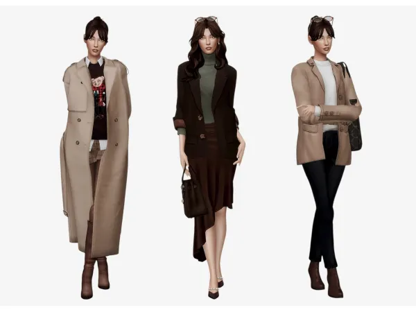 Mix Ralph Lauren Autumn Lookbook by simsfinds - The Sims 4 Custom Content