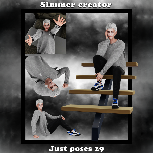 Mix Just poses 29 by simmer_creator - The Sims 4 Custom Content