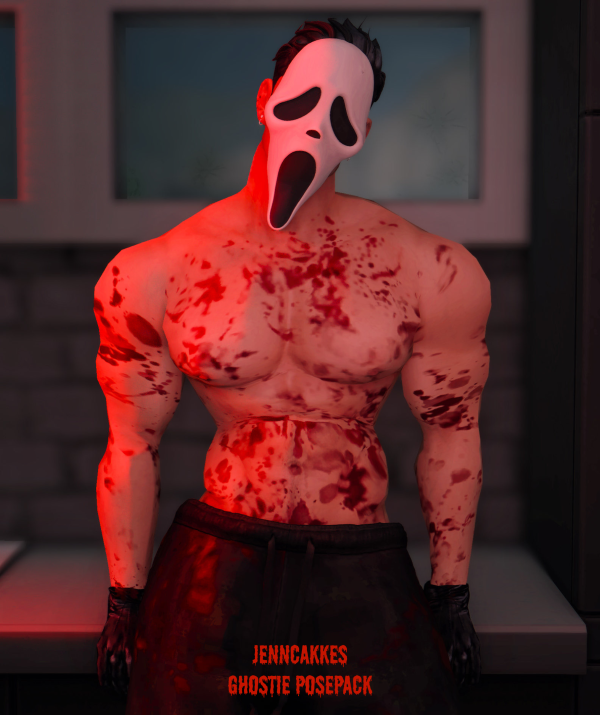 Mix Ghostie Posepack by simsfinds - The Sims 4 Custom Content