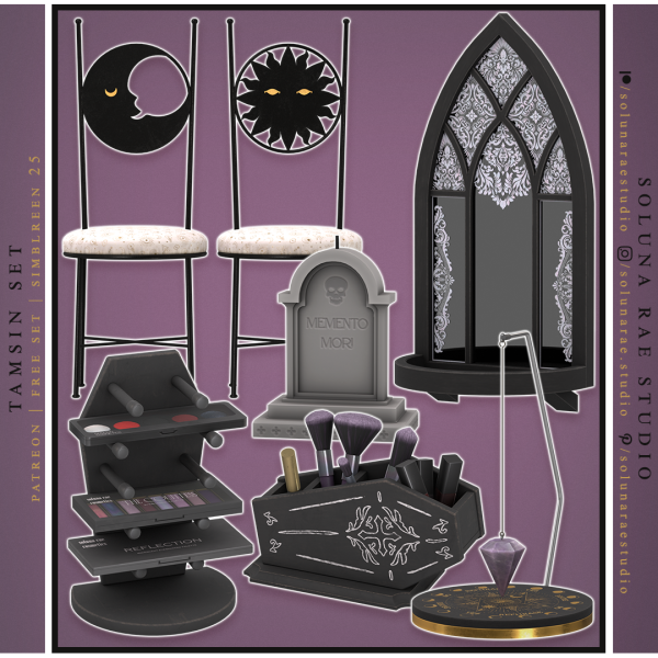 Alpha SolunaRae Tamsin Set Simblreen25 by solunarae - The Sims 4 Custom Content