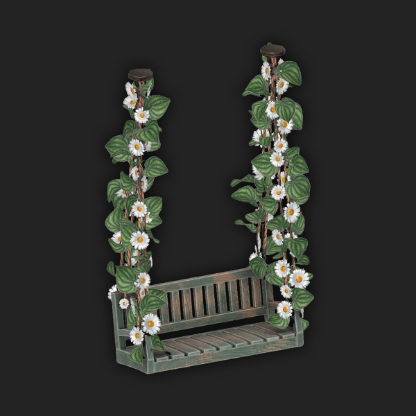 Mix Farmey Bench With Vines by arwenkaboom - The Sims 4 Custom Content