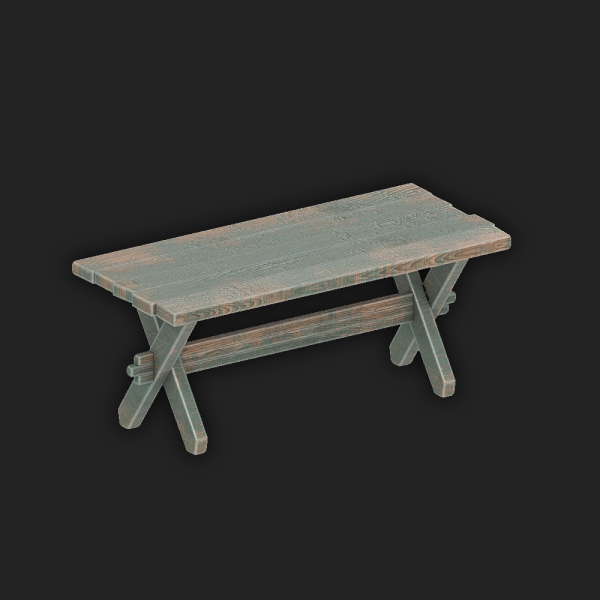 Mix farmey dining table by arwenkaboom - The Sims 4 Custom Content