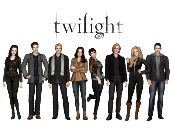 Maxis Match Cullen Family Twilight by kamiiri - The Sims 4 Custom Content