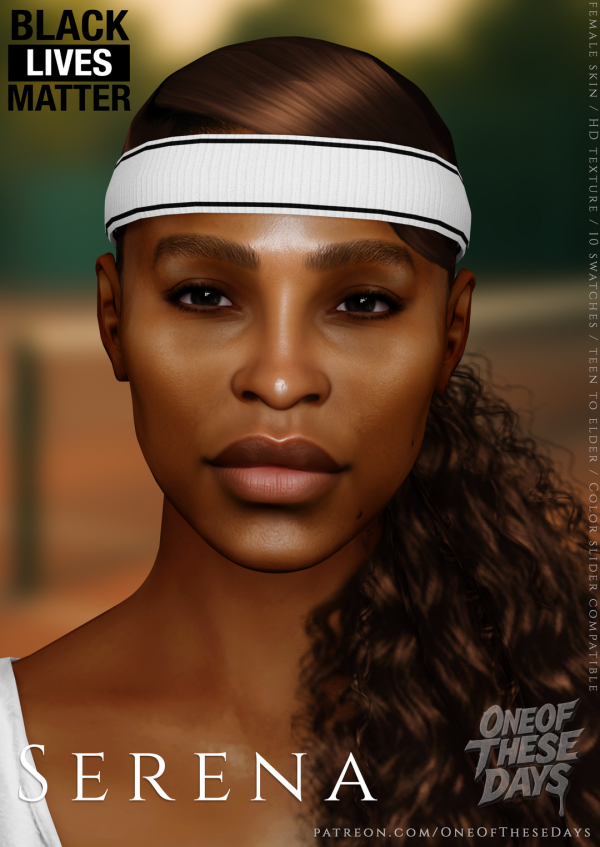 Alpha BLM Collection part 34 Serena SKIN tray files by oneofthesedays - The Sims 4 Custom Content