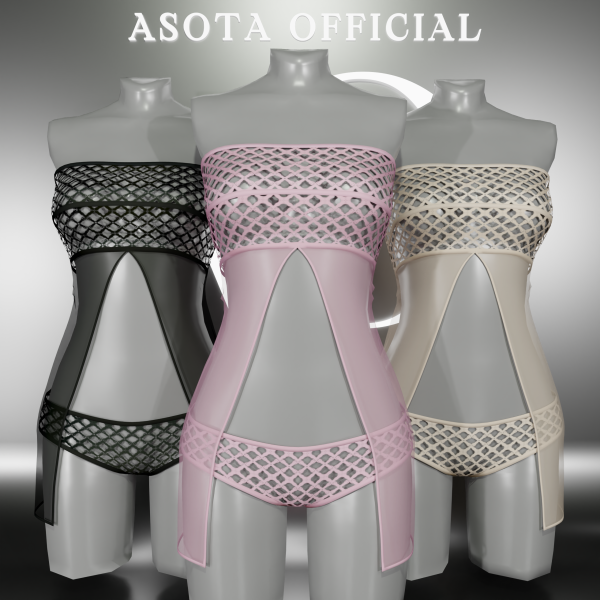 Alpha [ASOTA OFFICIAL] Kazuko Lingerie by asotaofficial - The Sims 4 Custom Content