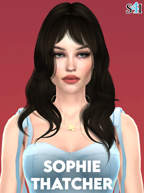 Alpha Sims 4 CAS Sophie Thatcher by sims4imagination - The Sims 4 Custom Content
