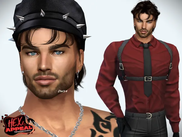 Mix Hex Appeal Paul Harper by darkwave14 - The Sims 4 Custom Content