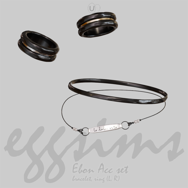 Alpha Ebon Acc set by simsfinds - The Sims 4 Custom Content