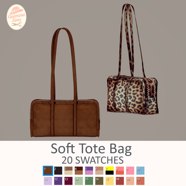 Maxis Match Soft Tote Bag by simsfinds - The Sims 4 Custom Content