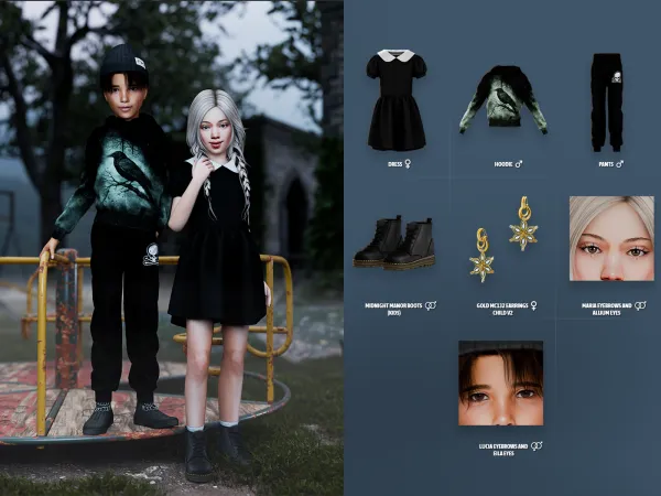 Midnight Manor Children Lookbook