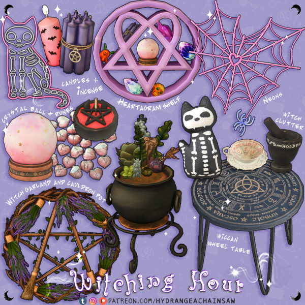 Mix Witching Hour by hydrangeachainsaw - The Sims 4 Custom Content