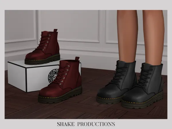 Alpha Midnight Manor Children Boots - The Sims 4 Custom Content