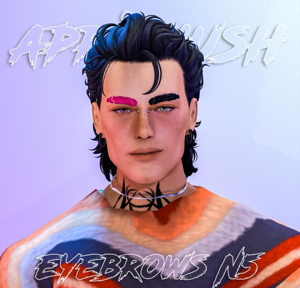 Maxis Match [aprilhush] eyebrows N5 by simsfinds - The Sims 4 Custom Content