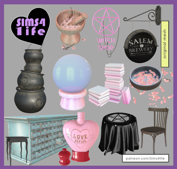 Alpha Spellbinding set by sims41ife - The Sims 4 Custom Content