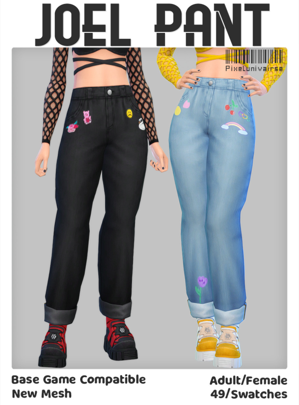 Maxis Match Joel pant by simsfinds - The Sims 4 Custom Content