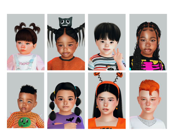 Alpha Sim Dump #55 by simsfinds - The Sims 4 custom content