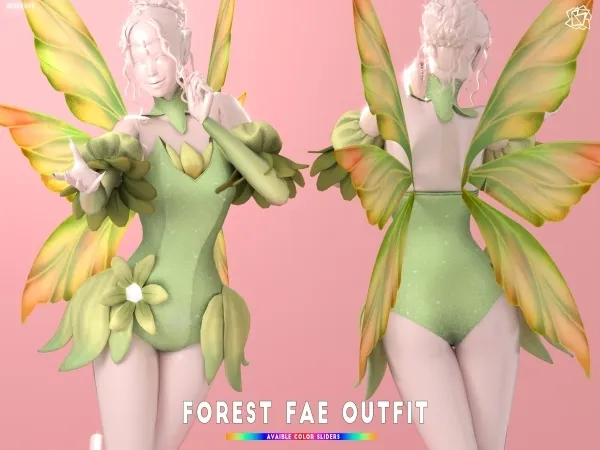 Mix Female Forest Fae brsims by bluerose-sims - The Sims 4 Custom Content