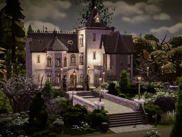 Alpha Frankenstein Castle - The Sims 4 Custom Content