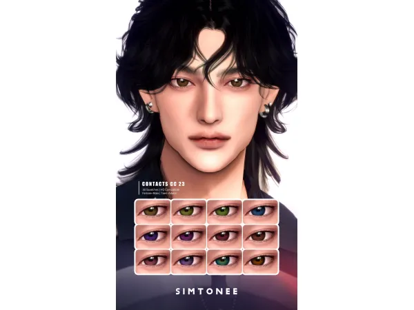 Mix Simtonee Eye Contacts 23 - The Sims 4 Custom Content