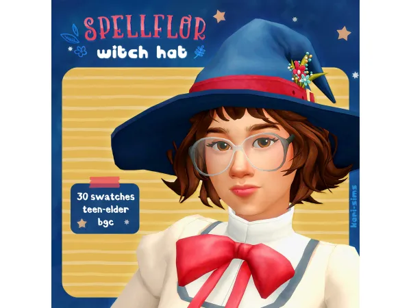 spellflor u273fu02dau2606 witch hat by KARISIMS
