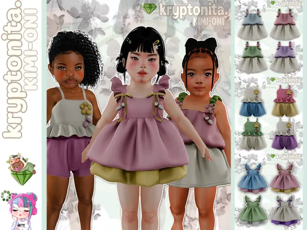 Maxis Match Tulip Toddler by kryptonita - The Sims 4 Custom Content