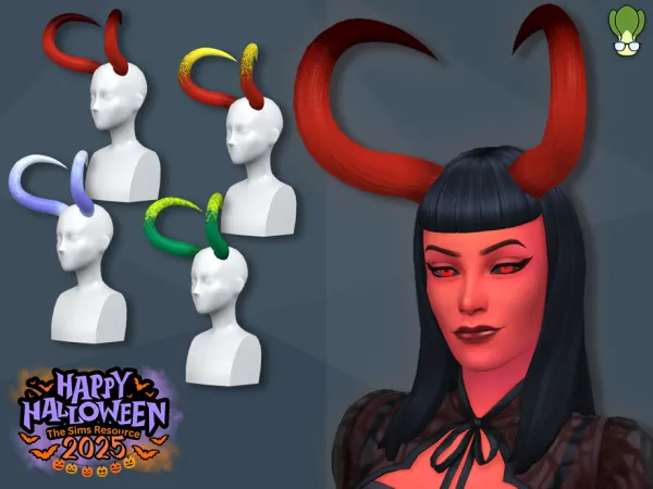 Halloween Demon Horn Accessories by kapakijo