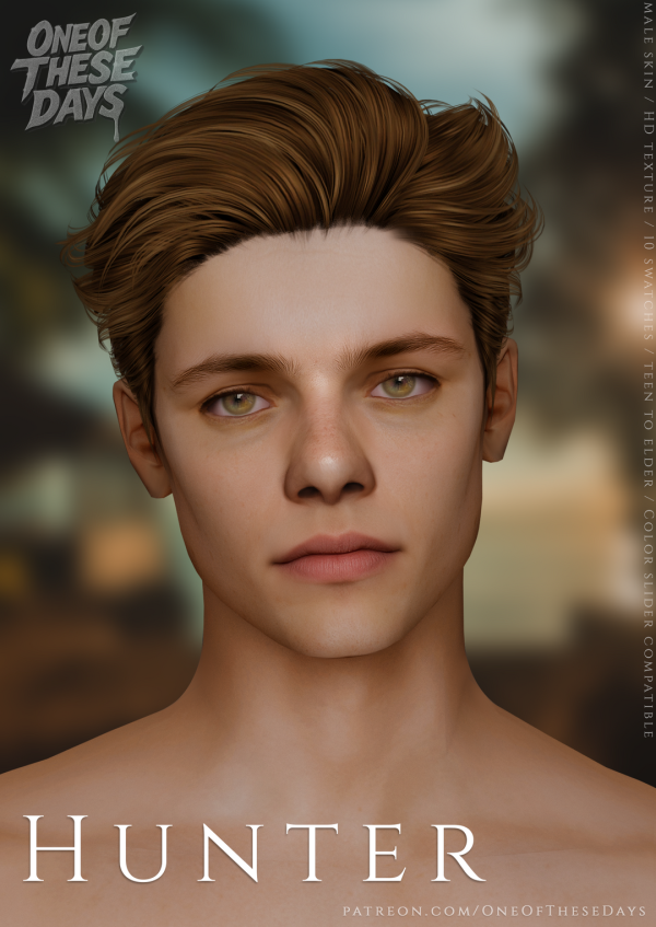 Alpha Hunter SKIN tray files by oneofthesedays - The Sims 4 Custom Content