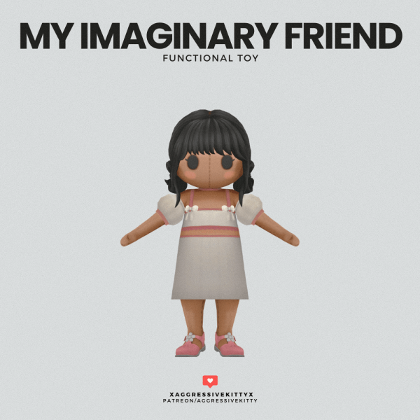 Mix New Imaginary Friends by simsfinds - The Sims 4 Custom Content