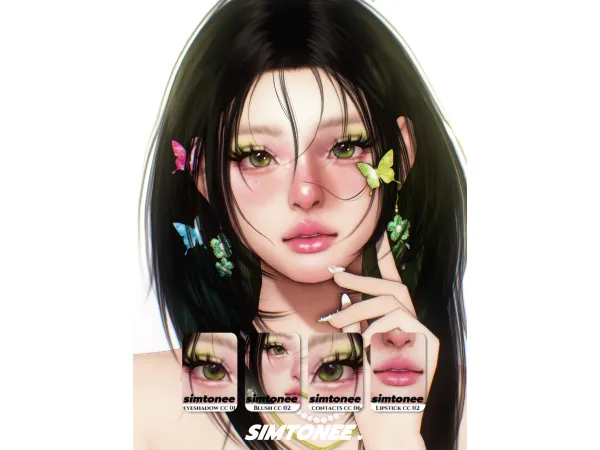 Mix Simtonee Makeup Set 03 - The Sims 4 Custom Content
