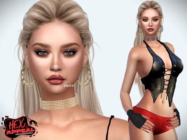 Mix Hex Appeal Dania Roldani - The Sims 4 Custom Content