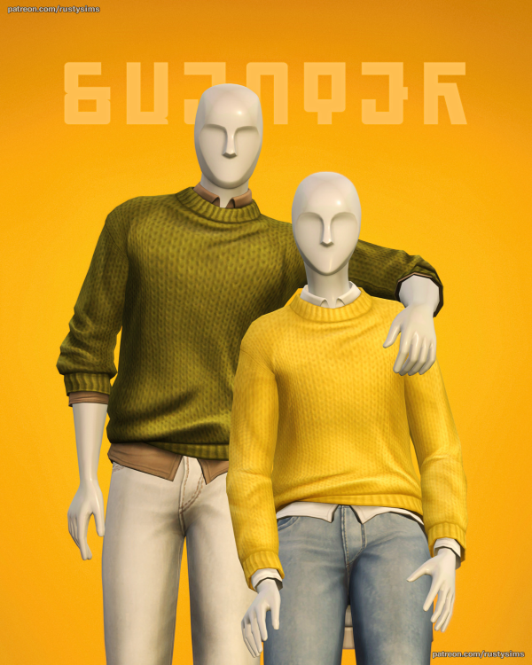 Maxis Match Bruno Bailey Sweater by simsfinds - The Sims 4 Custom Content