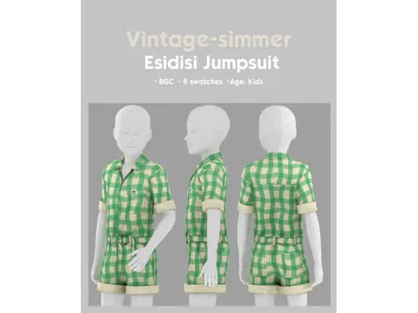 Maxis Match Esidisi Jumpsuit Tashigi Shirt simmer by vintage - The Sims 4 Custom Content