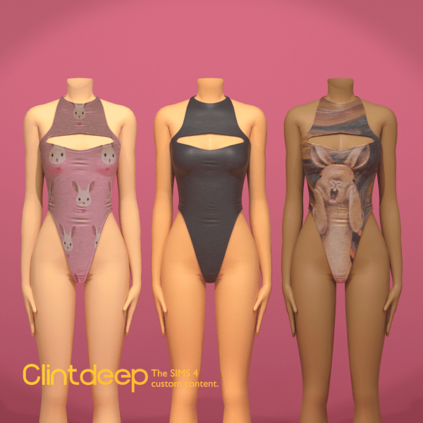 Mix Clintdeep Ava Bodysuit by clintdeep - The Sims 4 Custom Content