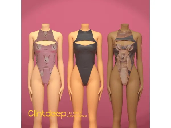 Mix Clintdeep Ava Bodysuit - The Sims 4 Custom Content
