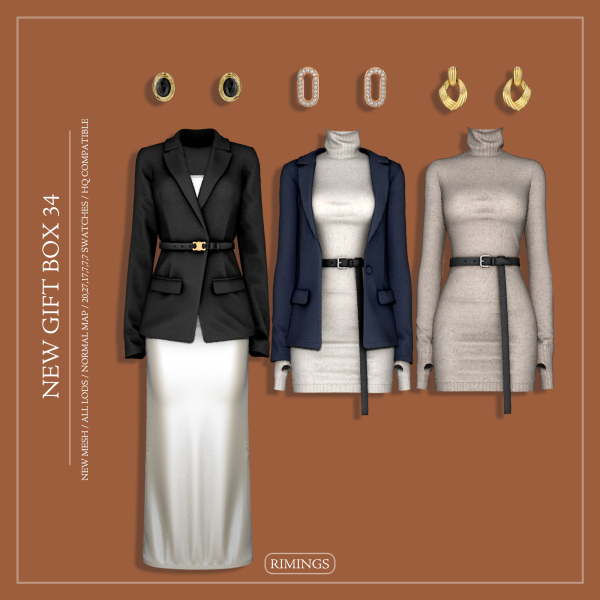 Alpha [RIMINGS] NEW GIFT BOX 34 by simsfinds - The Sims 4 Custom Content