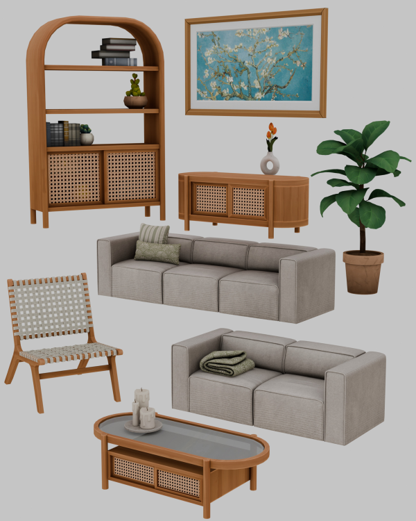 Alpha MYGG SET by simsfinds - The Sims 4 custom content