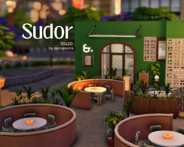 Maxis Match SUDOR Restaurant by simsfinds - The Sims 4 Custom Content