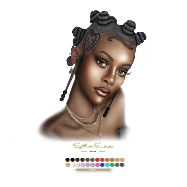 Maxis Match Meredith Hairstyle by simsfinds - The Sims 4 Custom Content