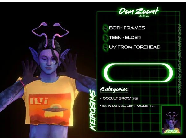 Maxis Match Happy Simblreen Antenna by simsfinds - The Sims 4 Custom Content