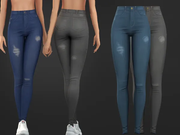 Mix Zaria Jeans 2 by modcollective - The Sims 4 Custom Content