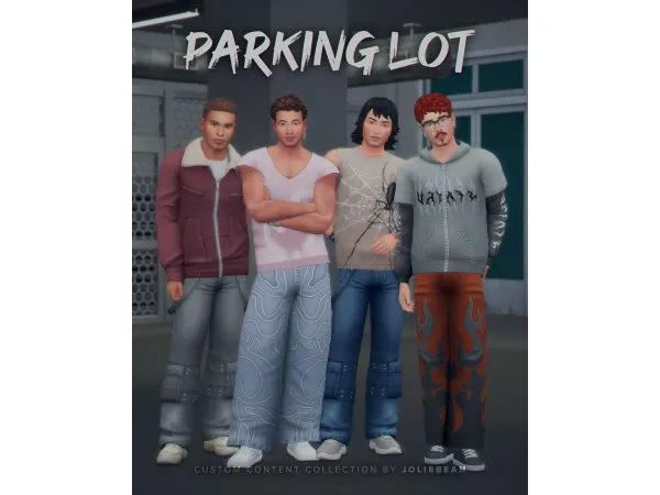 Parking Lot Set by Joliebean