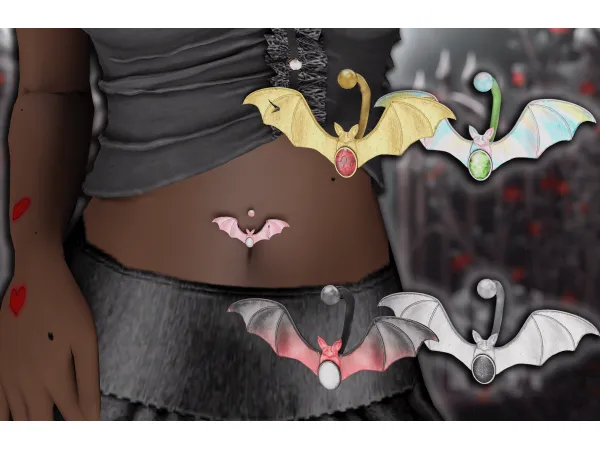 Mix Batty piercing - The Sims 4 Custom Content