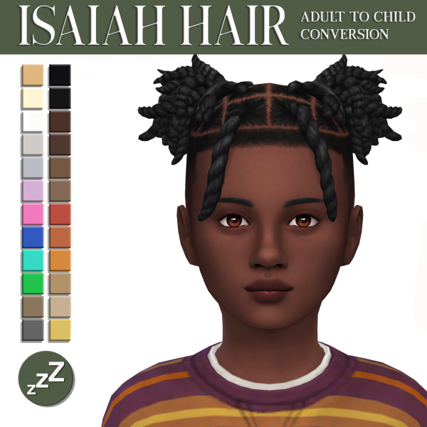 Maxis Match AH00B Hair Conversions pt2 by simsfinds - The Sims 4 Custom Content