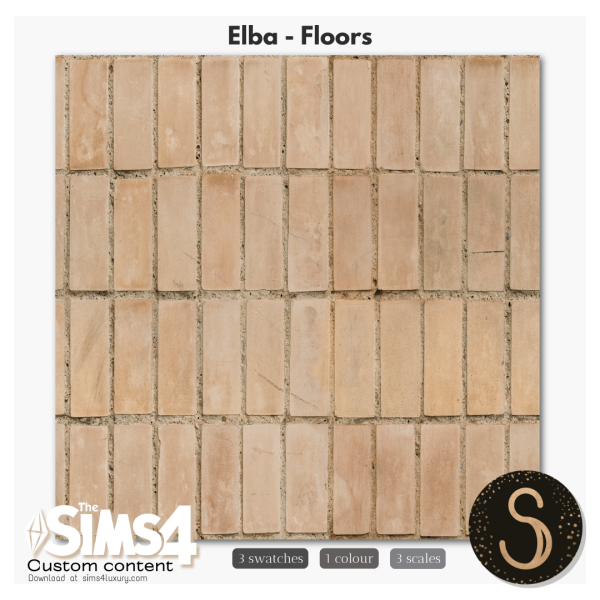 Alpha Sims4Luxury Elba Floors by simsfinds - The Sims 4 Custom Content