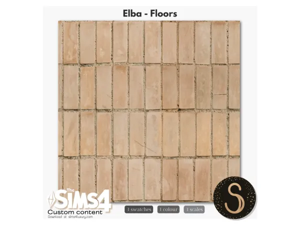 Alpha Sims4Luxury Elba Floors - The Sims 4 Custom Content