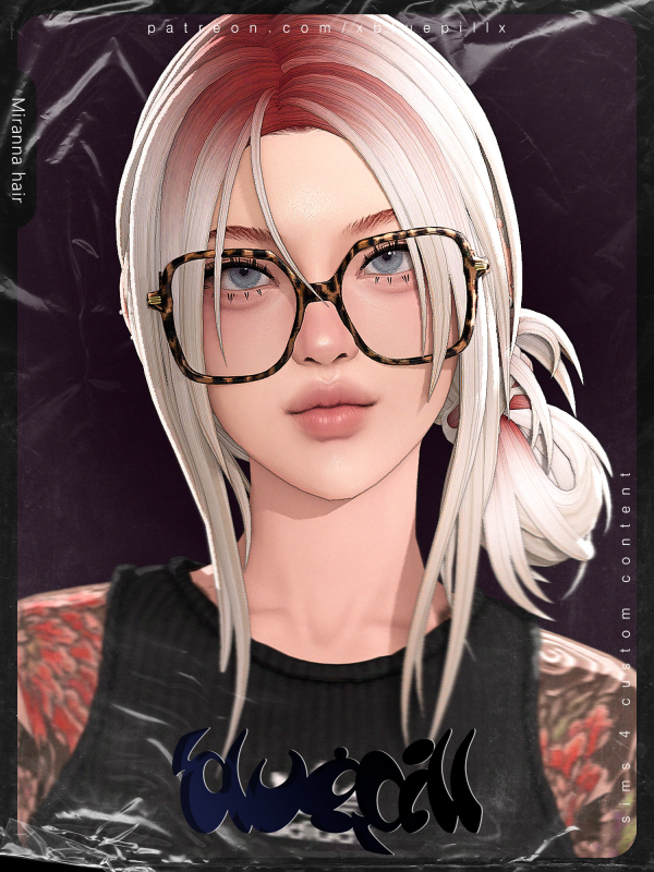 Maxis Match (Bluepill) 251105 Miranna hair by simsfinds - The Sims 4 Custom Content