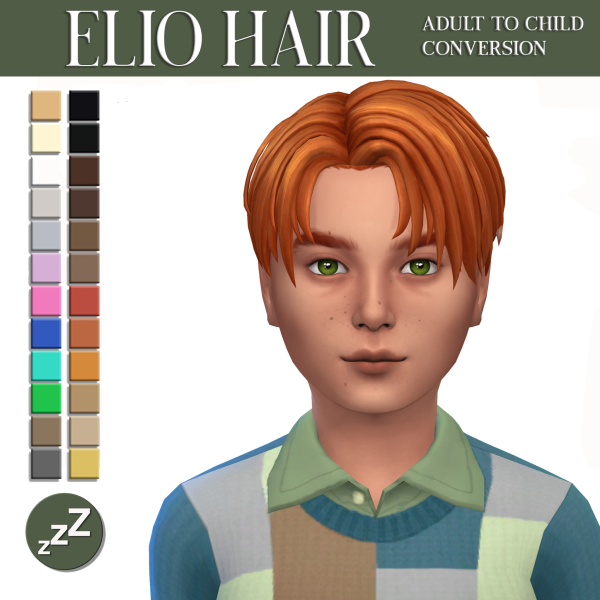 Maxis Match AH00B Hair Conversions pt2 by simsfinds - The Sims 4 Custom Content